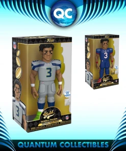 Quantum Collectibles Funko Gold Russell Wilson (chance Of Chase) Funko Shop Exclusive Preorder