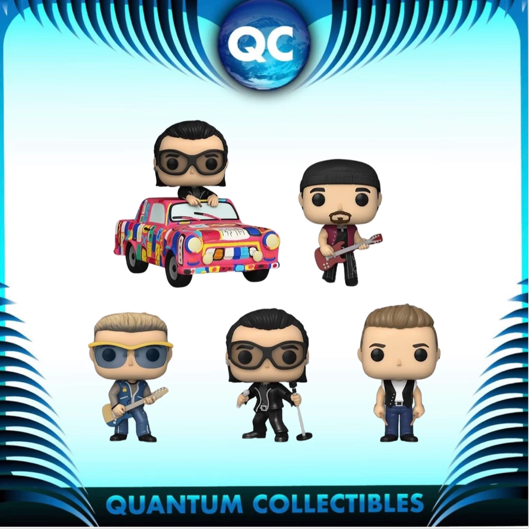 Quantum Collectibles Funko Pop! Vinyls Funko Pop! Rocks U2 Bundle Of 5 Preorder 3 Quantum Collectibles Funko Pop! Vinyls Funko Pop! Rocks U2 Bundle Of 5 Preorder