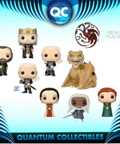 Quantum Collectibles Funko Pop! House Of The Dragon Bundle Of 8 Including Funko Shop Exclusive 2 Pack And Chase Preorder