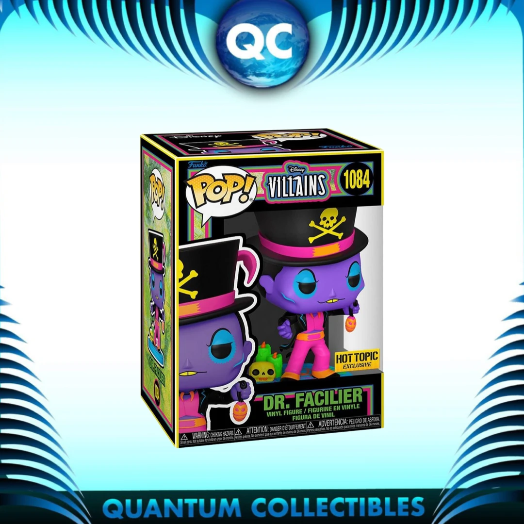 Quantum Collectibles Funko Pop! Villains Dr Facilier Hot Topic Blacklight Exclusive Preorder Funko Pop! Vinyls 3 Quantum Collectibles Funko Pop! Villains Dr Facilier Hot Topic Blacklight Exclusive Preorder Funko Pop! Vinyls