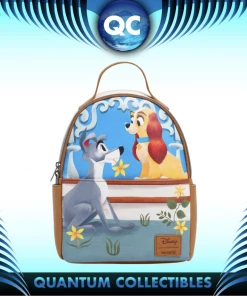 Quantum Collectibles Loungefly Lady And The Tramp Flower Scene Mini Backpack Preorder
