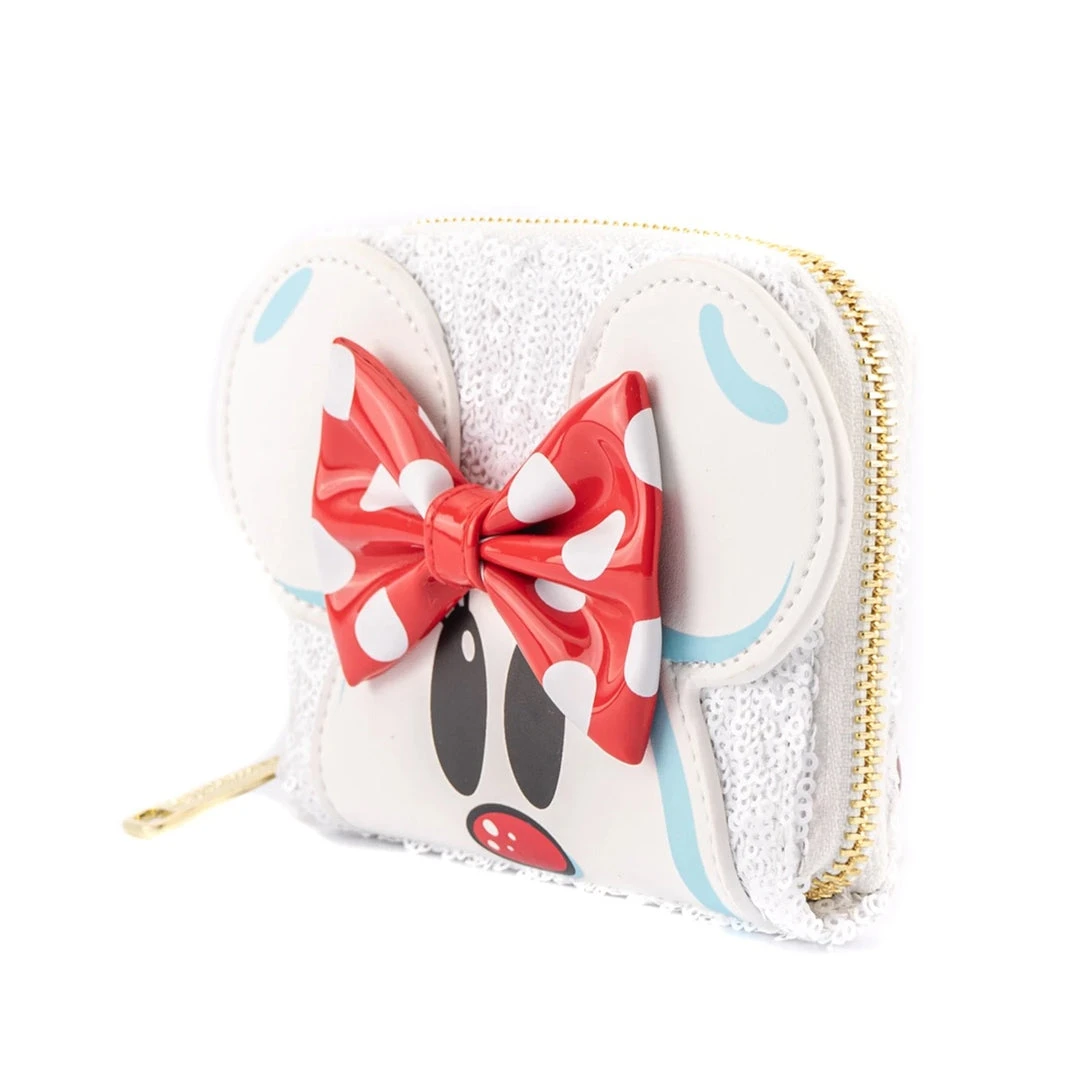 Quantum Collectibles Loungefly Sequin Snowman Minnie Mouse Wallet Preorder 4 Quantum Collectibles Loungefly Sequin Snowman Minnie Mouse Wallet Preorder