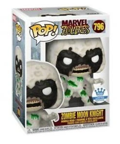 Quantum Collectibles Funko Pop! Marvel Zombies Moon Knight Funko Shop Exclusive Preorder USA Exclusive Stickered Pop Vinyls