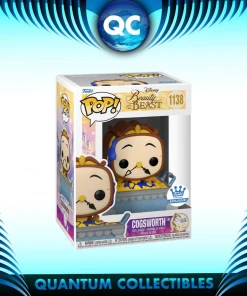 Quantum Collectibles Funko Pop! Beauty And The Beast Cogsworth Funko Shop Exclusive Preorder (common Only) Funko Pop! Vinyls