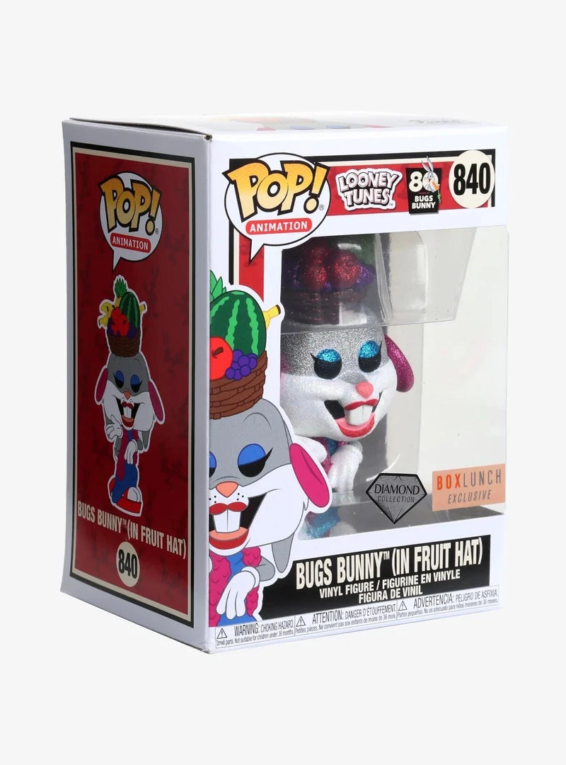 Quantum Collectibles Funky Pop! Looney Tunes Bugs Bunny In Fruit Hat Diamond BoxLunch Exclusive Preorder Funko Pop! Vinyls 3 Quantum Collectibles Funky Pop! Looney Tunes Bugs Bunny In Fruit Hat Diamond BoxLunch Exclusive Preorder Funko Pop! Vinyls