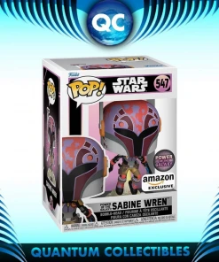 Quantum Collectibles Funko Pop Star Wars: Sabine Wren With Darksaber Power Of The Galaxy Series Amazon Exclusive Preorder