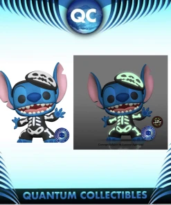 Quantum Collectibles Funko Pop! Lilo And Stitch: Skeleton Stitch Chase Bundle Pop In A Box Exclusive Preorder