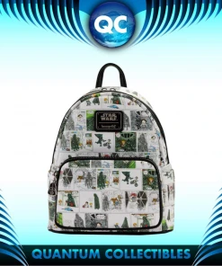 Quantum Collectibles Pop Vinyls Loungefly Star Wars Darth Vader Comic Strip Mini Backpack Preorder