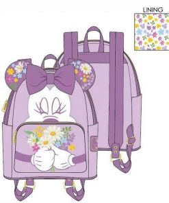 Quantum Collectibles Loungefly Mickey Mouse - Minnie With Flowers Mini Backpack