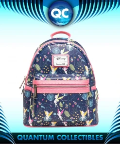 Quantum Collectibles Loungefly Tinkerbell AOP Pink Colourway Mini Backpack Preorder