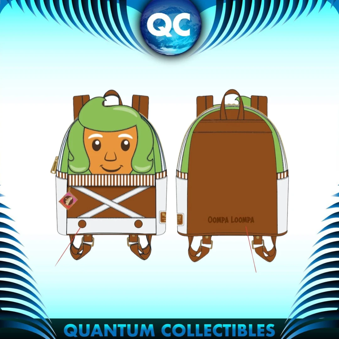 Quantum Collectibles Loungefly Willy Wonka Oompa Loompa Figural Mini Backpack Preorder 3 Quantum Collectibles Loungefly Willy Wonka Oompa Loompa Figural Mini Backpack Preorder