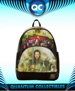 Quantum Collectibles Loungefly Lord Of The Rings Trilogy Mini Backpack Preorder
