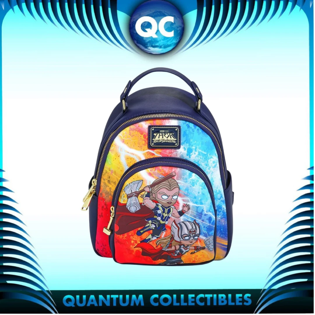 Quantum Collectibles Loungefly Thor Love And Thunder Chibi Mighty Thor And Thor Mini Backpack Preorder 3 Quantum Collectibles Loungefly Thor Love And Thunder Chibi Mighty Thor And Thor Mini Backpack Preorder