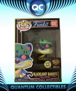 Quantum Collectibles Funko Pop! SDCC 2022 Fundays Blacklight Battle Blacklight Bandit GITD 500 Piece Preorder