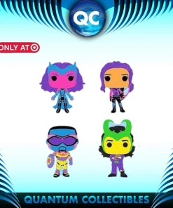 Quantum Collectibles Funko Fair 22 Marvel Blacklight Pin Set Target Exclusive Preorder