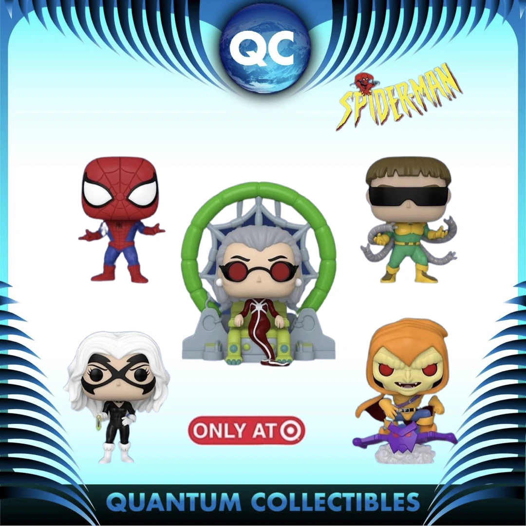 Quantum Collectibles Funko Pop! Marvel Through The Ages Spiderman Bundle Of 5 Target Exclusive Preorder 3 Quantum Collectibles Funko Pop! Marvel Through The Ages Spiderman Bundle Of 5 Target Exclusive Preorder