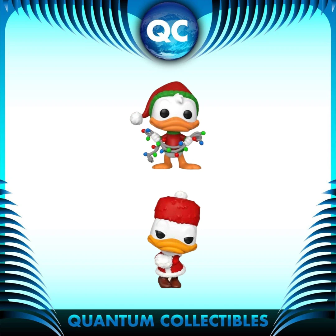 Quantum Collectibles Funko Pop! Vinyls Funko Pop! Disney Donald And Daisy Christmas Bundle Of 2 Preorder 3 Quantum Collectibles Funko Pop! Vinyls Funko Pop! Disney Donald And Daisy Christmas Bundle Of 2 Preorder