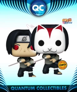 Quantum Collectibles Funko Pop! Vinyls Funko Pop! Naruto Anbu Itachi With Mask Silver Sticker Chase Bundle Preorder