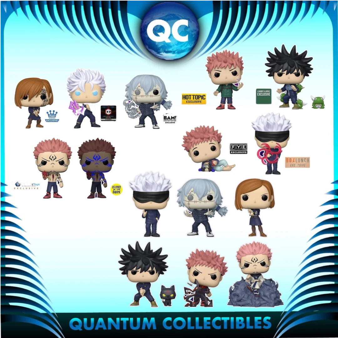 Quantum Collectibles Funko Pop! Jujutsu Kaisen Bundle Of 15 Including All US Exclusives Preorder Funko Pop! Vinyls 3 Quantum Collectibles Funko Pop! Jujutsu Kaisen Bundle Of 15 Including All US Exclusives Preorder Funko Pop! Vinyls
