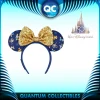 Quantum Collectibles Loungefly Walt Disney World 50th Anniversary Blue And Gold AOP Character Ears Preorder