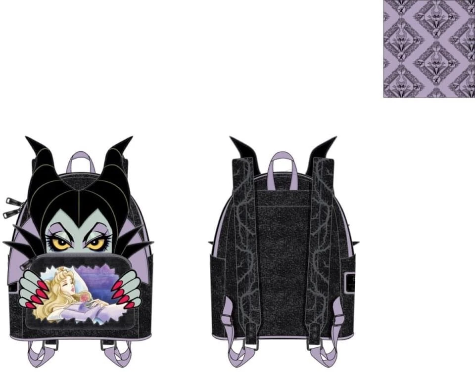 Quantum Collectibles Loungefly Sleeping Beauty - Maleficent & Sleeping Beauty Mini Backpack Pre-Order 3 Quantum Collectibles Loungefly Sleeping Beauty - Maleficent & Sleeping Beauty Mini Backpack Pre-Order