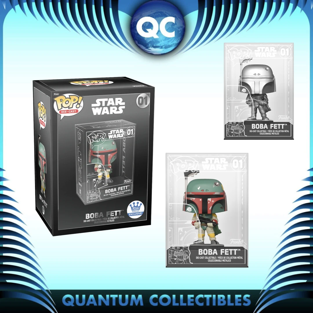 Quantum Collectibles Funko Pop! Die Cast Boba Fett With Chance Of Chase Funko Exclusive Preorder 3 Quantum Collectibles Funko Pop! Die Cast Boba Fett With Chance Of Chase Funko Exclusive Preorder