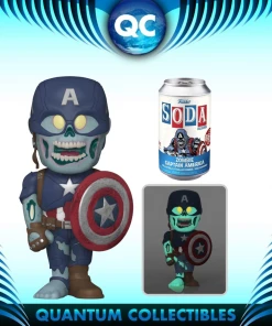 Quantum Collectibles Funko Soda Marvel What If? Zombie Captain America Preorder Pop Vinyls