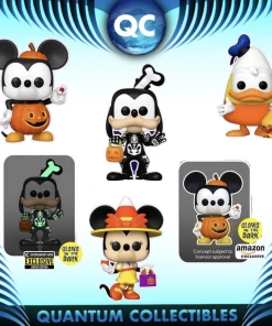 Quantum Collectibles Funko Pop! Disney Halloween Mickey And Friends Bundle Of 6 Including US Exclusives Preorder