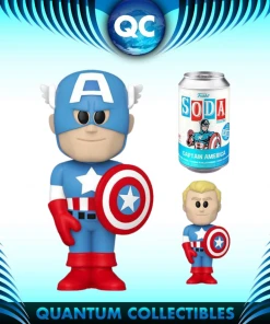 Quantum Collectibles Funko Captain America (sealed With Chance Of Chase) Vinyl Soda Preorder Pop Vinyls