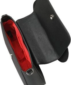 Quantum Collectibles Loungefly Minnie Mouse - Minnie Black With Black Sequin Bow Crossbody Bag Preorder