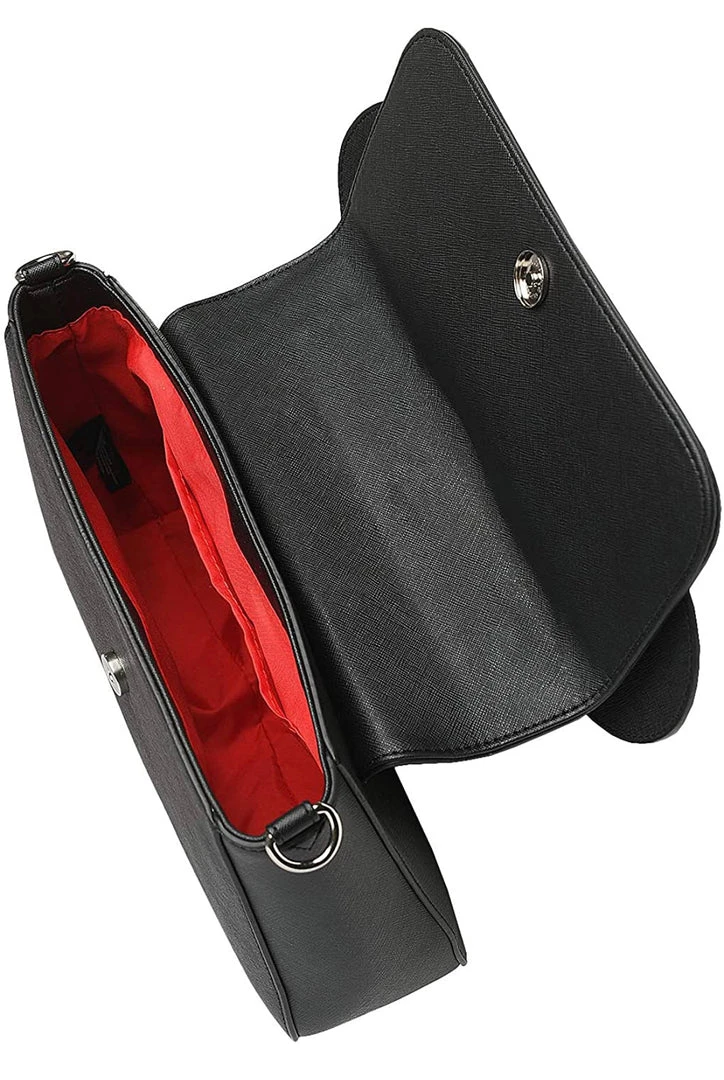 Quantum Collectibles Loungefly Minnie Mouse - Minnie Black With Black Sequin Bow Crossbody Bag Preorder 4 Quantum Collectibles Loungefly Minnie Mouse - Minnie Black With Black Sequin Bow Crossbody Bag Preorder