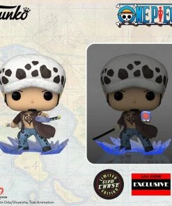 Quantum Collectibles Funko Pop! One Piece Trafalgar Law Room Attack - AAA Anime Exclusive Chase Bundle Pre-Order