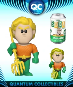 Quantum Collectibles Funko DC Aquaman (1:6 Chance Of Chase) Soda Vinyl Figure Pre-order Pop Vinyls