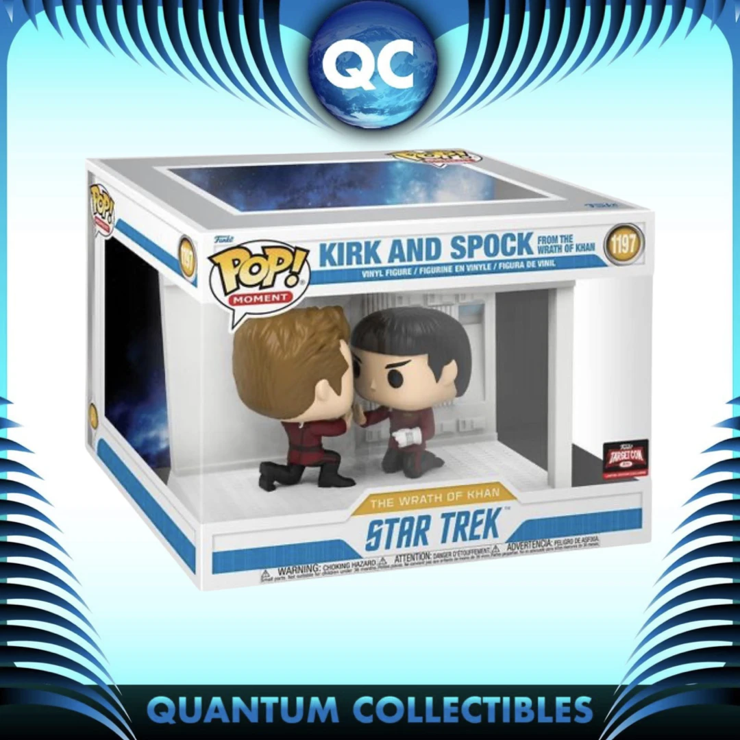 Quantum Collectibles Funko Pop! Vinyls Funko Pop! Star Trek Wrath Of Khan: Kirk And Spock Movie Moment TargetCon Exclusive Preorder 3 Quantum Collectibles Funko Pop! Vinyls Funko Pop! Star Trek Wrath Of Khan: Kirk And Spock Movie Moment TargetCon Exclusive Preorder