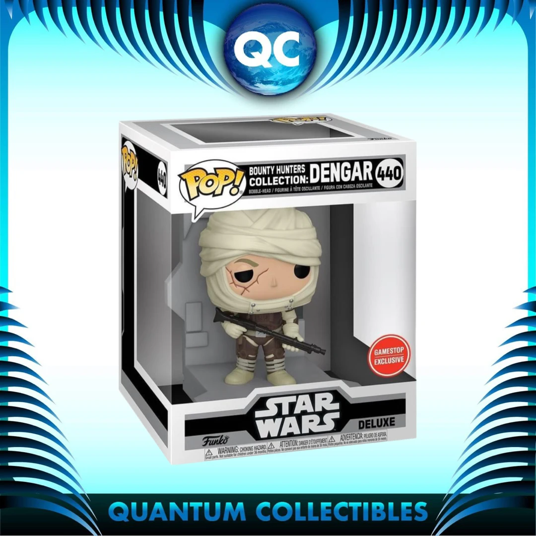 Quantum Collectibles Funko Pop! Vinyls Funko POP! Deluxe: Star Wars Bounty Hunter Dengar GameStop Exclusive 3 Quantum Collectibles Funko Pop! Vinyls Funko POP! Deluxe: Star Wars Bounty Hunter Dengar GameStop Exclusive