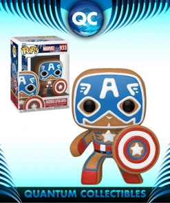Quantum Collectibles Funko Pop! Marvel Gingerbread Captain America Preorder Funko Pop! Vinyls