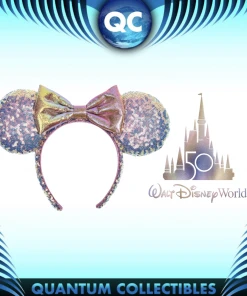 Quantum Collectibles Loungefly Walt Disney World 50th Anniversary Sequin Ears Preorder