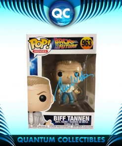 Quantum Collectibles Funko Pop! Biff Tannen Autographed By Tom Wilson (Beckett JSA) Preorder Funko Pop! Vinyls