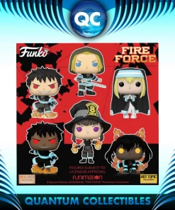 Quantum Collectibles Funko Pop! Fire Force Bundle Of 6 Including US Exclusives Preorder Funko Pop! Vinyls