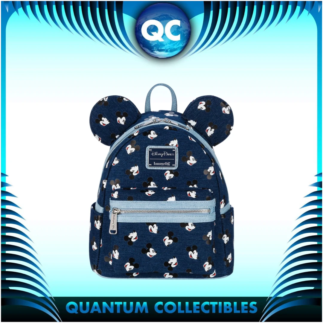 Quantum Collectibles Loungefly Disney Parks Mickey Mouse Denim AOP Mini Backpack Preorder 3 Quantum Collectibles Loungefly Disney Parks Mickey Mouse Denim AOP Mini Backpack Preorder