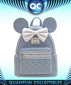 Quantum Collectibles Loungefly Minnie Mouse Denim Mini Backpack Preorder