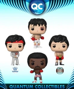 Quantum Collectibles Funko Pop! Rocky Bundle Of 4 Including US And Funko Shop Exclusive Preorder