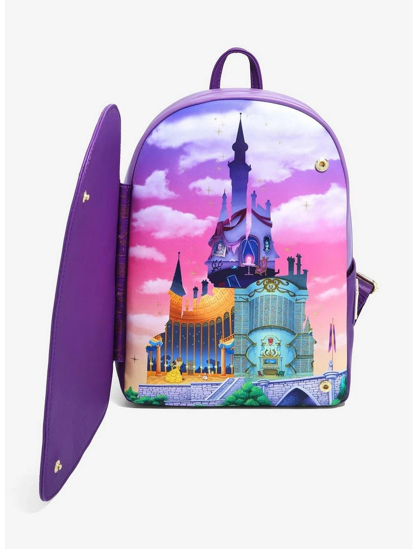 Quantum Collectibles Loungefly Beauty And The Beast Snap Front Castle Mini Backpack Preorder 4 Quantum Collectibles Loungefly Beauty And The Beast Snap Front Castle Mini Backpack Preorder