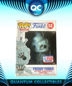 Quantum Collectibles Funko Pop! Funkon 2021 Art Series Freddy (Light Aqua With Brown Crowns) Preorder Funko Pop! Vinyls