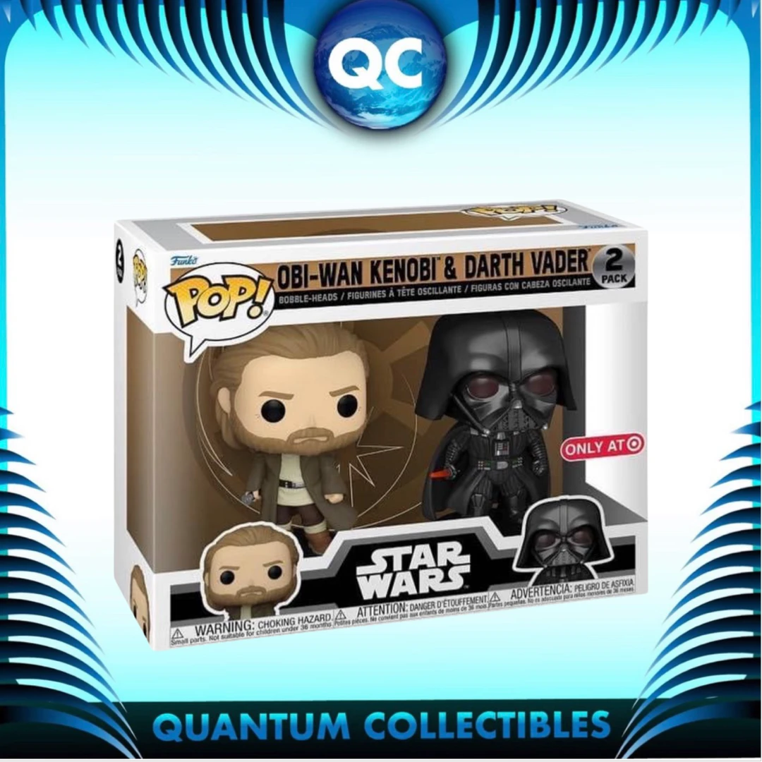 Quantum Collectibles Funko Pop! Vinyls Funko Pop! Obi Wan And Darth Vader 2 Pack Target Exclusive Preorder 3 Quantum Collectibles Funko Pop! Vinyls Funko Pop! Obi Wan And Darth Vader 2 Pack Target Exclusive Preorder