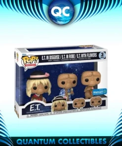 Quantum Collectibles Funko Pop! ET Faces Of ET Walmart Exclusive 3 Pack Preorder Funko Pop! Vinyls