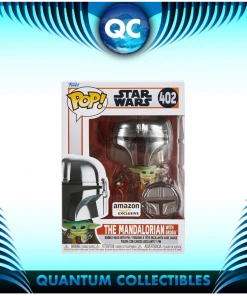 Quantum Collectibles Funko Pop! The Mandalorian And Grogu Pop And Pin Amazon Exclusive Pre-Order