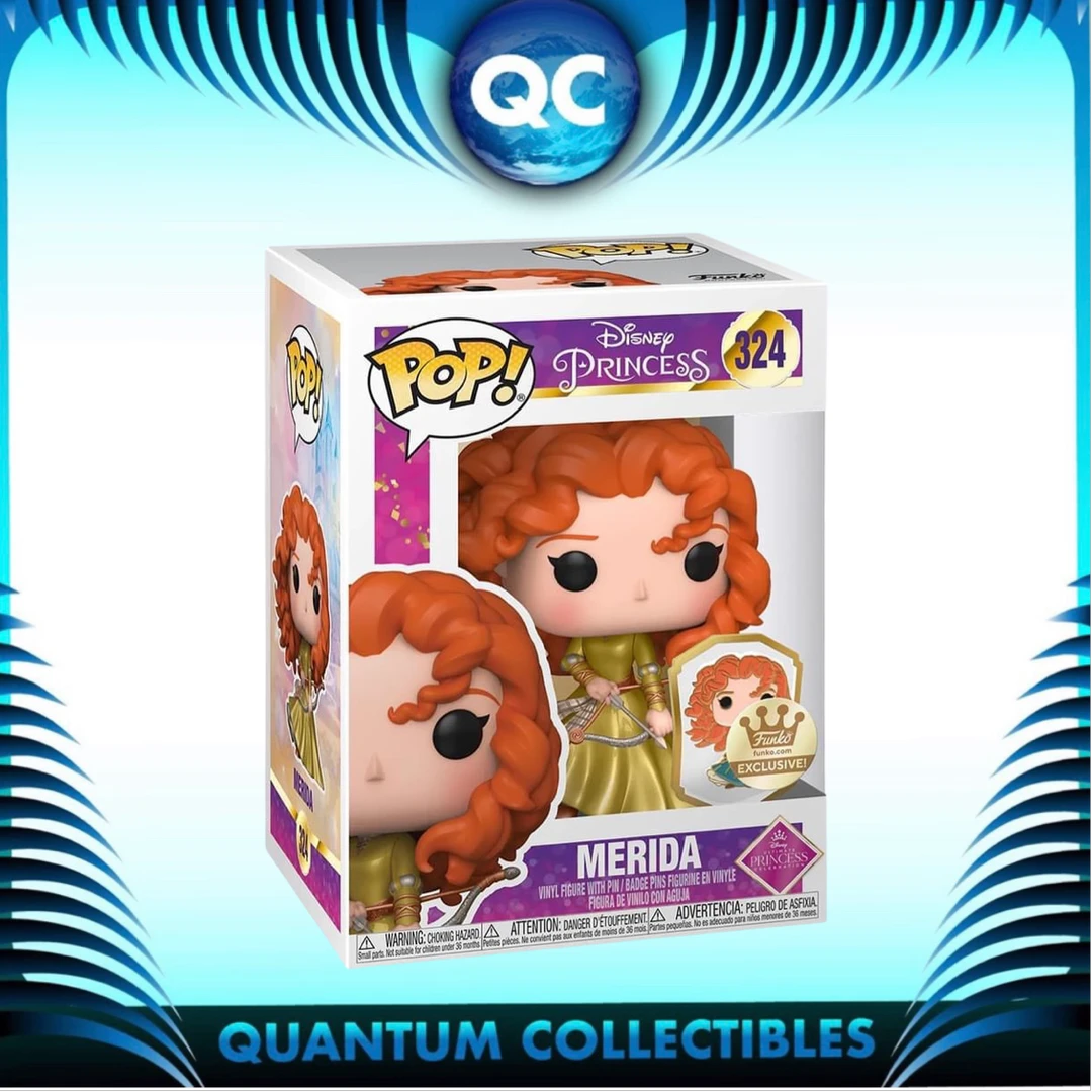 Quantum Collectibles Funko Pop! Disney Princess Ultimate Merida Gold Funko Shop Exclusive Preorder Funko Pop! Vinyls 3 Quantum Collectibles Funko Pop! Disney Princess Ultimate Merida Gold Funko Shop Exclusive Preorder Funko Pop! Vinyls