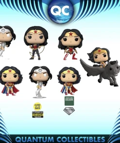 Quantum Collectibles Funko Pop! DC: Wonder Woman 80th Anniversary Bundle Including POp Ride An Us Exclusives Pre-Order Funko Pop! Vinyls