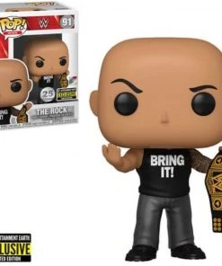 Quantum Collectibles Funko Pop! Vinyls Funko Pop! WWE The Rock With Championship Belt Pop! Vinyl Figure - Entertainment Earth Exclusive Preorder